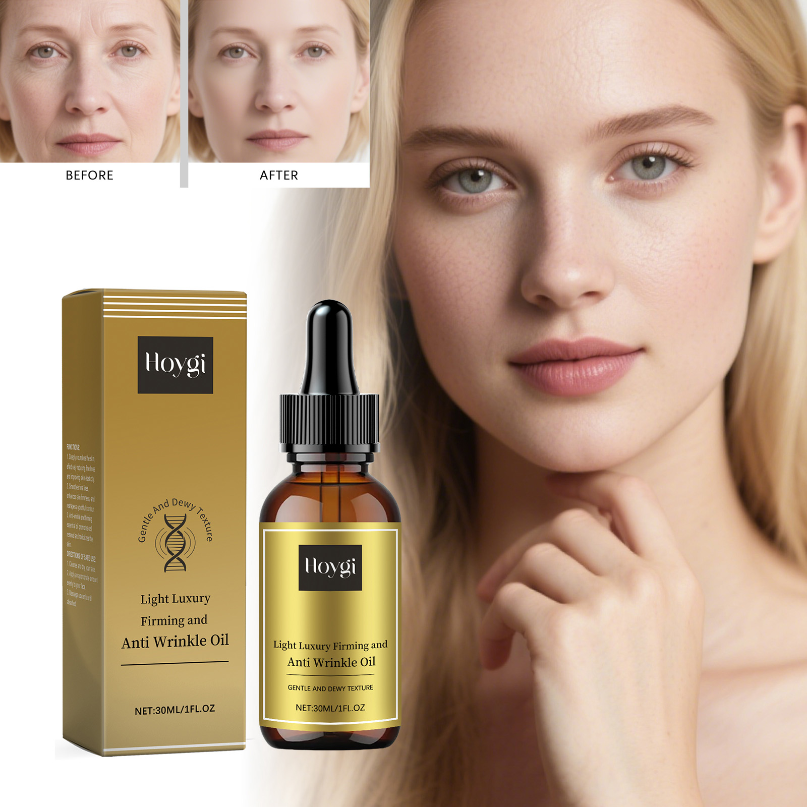 High Luxury Skincare - Firming Facial Care Oil Lifting Anti
