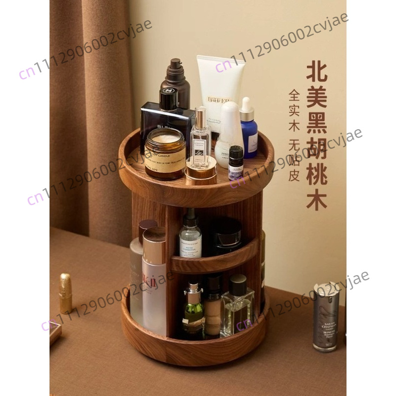 Solid wood rotating cosmetics  - High Luxury Skincare ulasan dan harga
