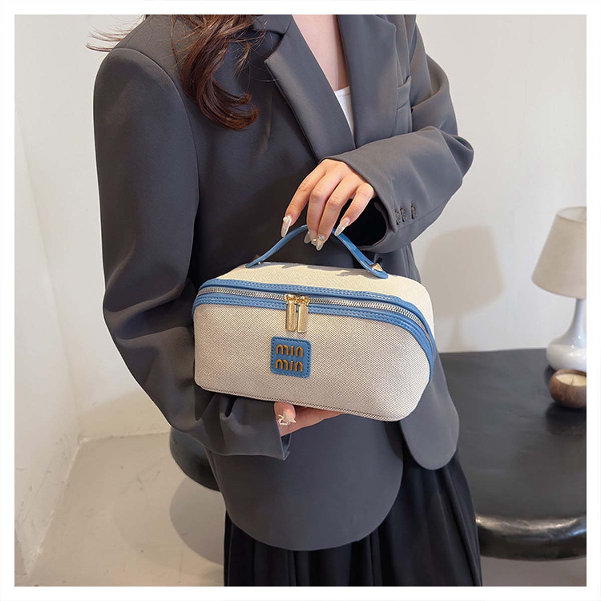 Makeup Bag - Retro Light Luxur - High Luxury Skincare ulasan dan harga